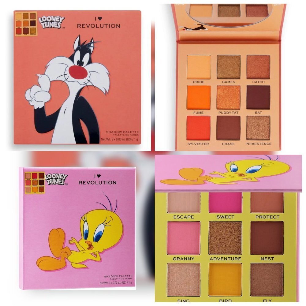 Tweety and Sylvester Eyeshadow Palette duo